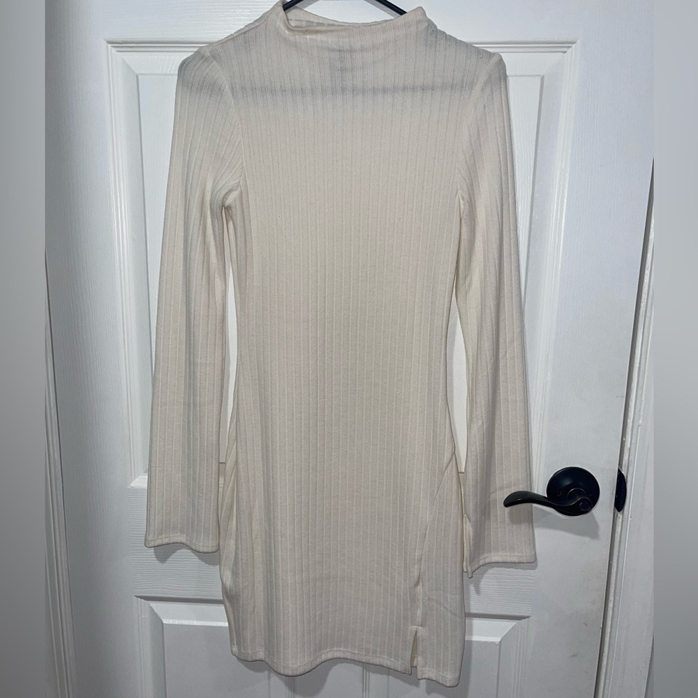 H&M Cream Midi Dress